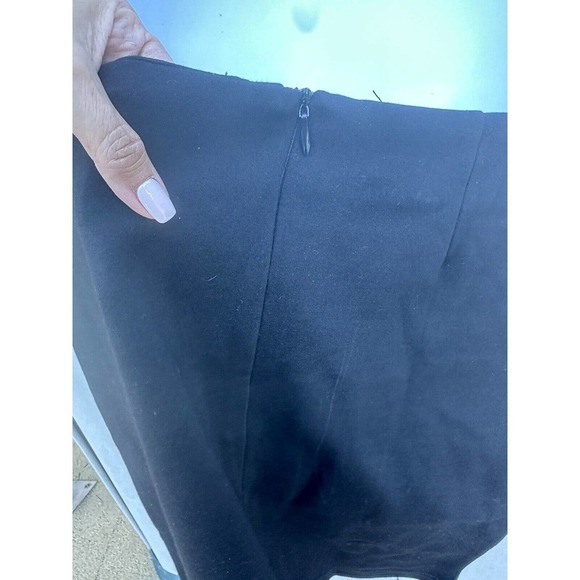 Revolve By the Way Alayna Black Ponte Knit Chocker Crop Top & Skirt Set Sz M NEW - Picture 9 of 14